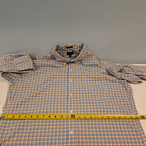 J. Crew Slim Fit men's extra large long sleeve button down plaid shirt - Picture 8 of 12